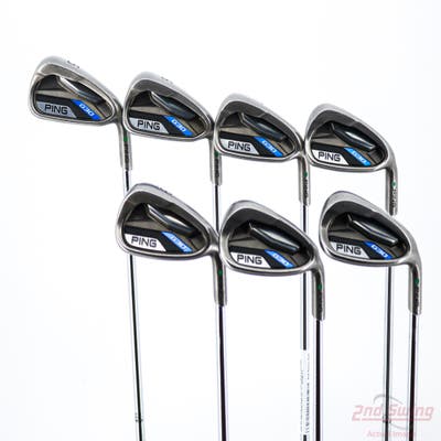 Ping G30 Iron Set 5-PW GW True Temper Dynamic Gold S300 Steel Stiff Right Handed Green Dot +1"