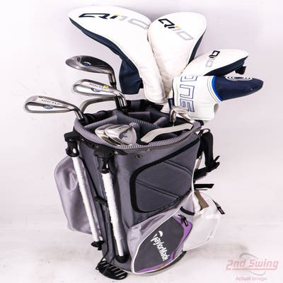 Complete Set of Women's TaylorMade Golf Clubs + NEW Select Stand Bag - Right Handed