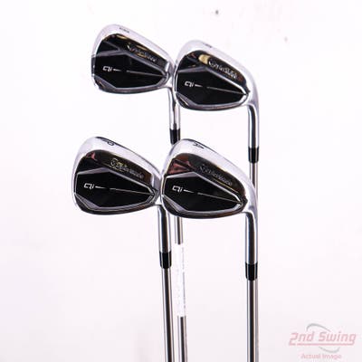 TaylorMade Qi Iron Set 8-PW AW Fujikura Speeder NX TCS 50 Graphite Regular Right Handed +1/2"