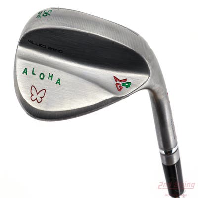 TaylorMade Milled Grind 4 Chrome Custom Stamped "Aloha" Wedge 56.12 SB Dynamic Gold Tour Issue S400 Steel Stiff Right Handed