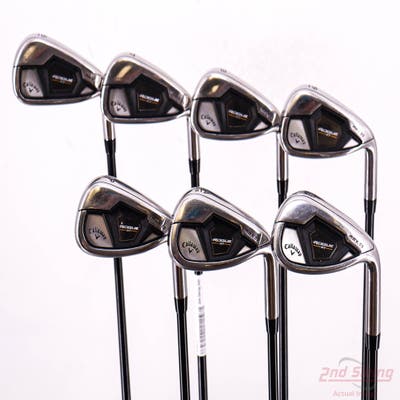 Callaway Rogue ST Max OS Iron Set 6-PW AW GW Mitsubishi Tensei AV Blue 65 Graphite Regular Right Handed +3/4"