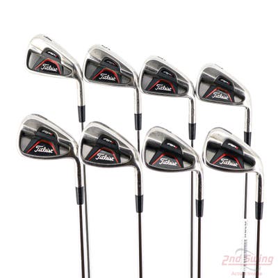 Titleist 712 AP1 Iron Set 4-PW AW True Temper Dynalite Gold XP Steel Stiff Right Handed STD