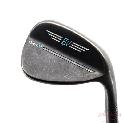 Titleist Vokey SM9 Jet Black Wedge Gap GW 52° 12 Deg Bounce F Grind Stock Steel Shaft Steel Stiff Right Handed 35.75in