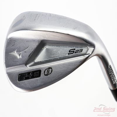 Mizuno S23 Satin Chrome Wedge Sand SW 54° 10 Deg Bounce S Grind FST KBS Hi-Rev 2.0 115 Steel Wedge Flex Right Handed 35.5in