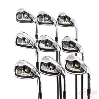 TaylorMade Tour Burner Iron Set 4-PW AW SW TM Reax 65 Graphite Regular Right Handed +3/4"