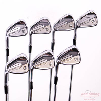 Wilson Staff 2024 Staff Model CB Iron Set 4-PW Dynamic Gold Mid 115 Steel Stiff Left Handed STD