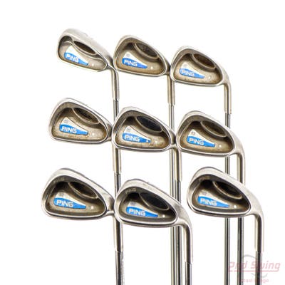 Ping G2 Iron Set 4-PW SW LW Ping TFC 100I Graphite Stiff Right Handed White Dot +1 1/4"