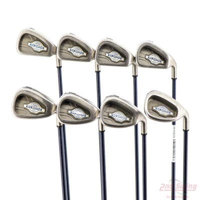 Callaway X-12 Iron Set 4-PW SW Stock Graphite Shaft Steel Senior Right Handed +1/4"