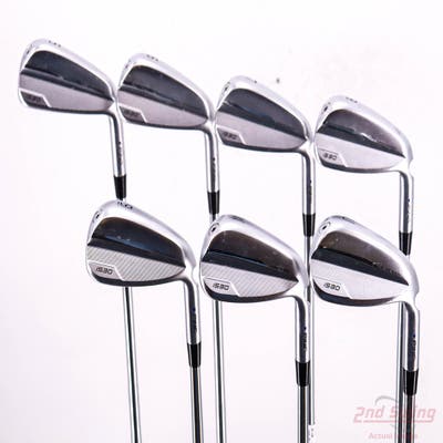 Ping i530 Iron Set 5-PW AW True Temper Dynamic Gold X100 Steel X-Stiff Right Handed Blue Dot +1/2"