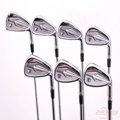 Mint Wilson Staff 2024 Staff Model CB Iron Set 4-PW Dynamic Gold Mid 115 Steel Stiff Right Handed -1/4"