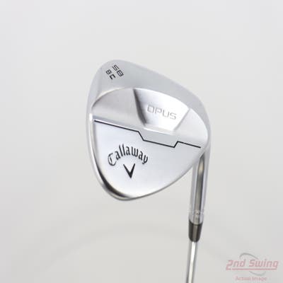 Callaway Opus Brushed Chrome Wedge Lob LW 58° 8 Deg Bounce C Grind Nippon NS Pro Modus 3 Tour 115 Steel Wedge Flex Right Handed 35.0in