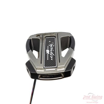 TaylorMade Spider EX Platinum Flow Neck Putter Strong Arc Steel Left Handed 37.0in