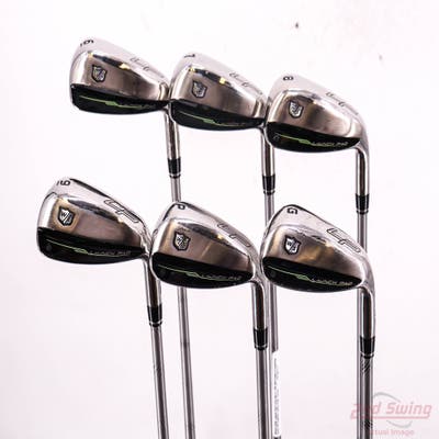 Wilson Staff Launch Pad 2 Iron Set 6-PW GW Project X EvenFlow Green 50 Graphite Ladies Right Handed -1"