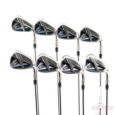 TaylorMade SIM MAX Iron Set 4-PW AW FST KBS MAX 85 Steel Stiff Right Handed +1/4"