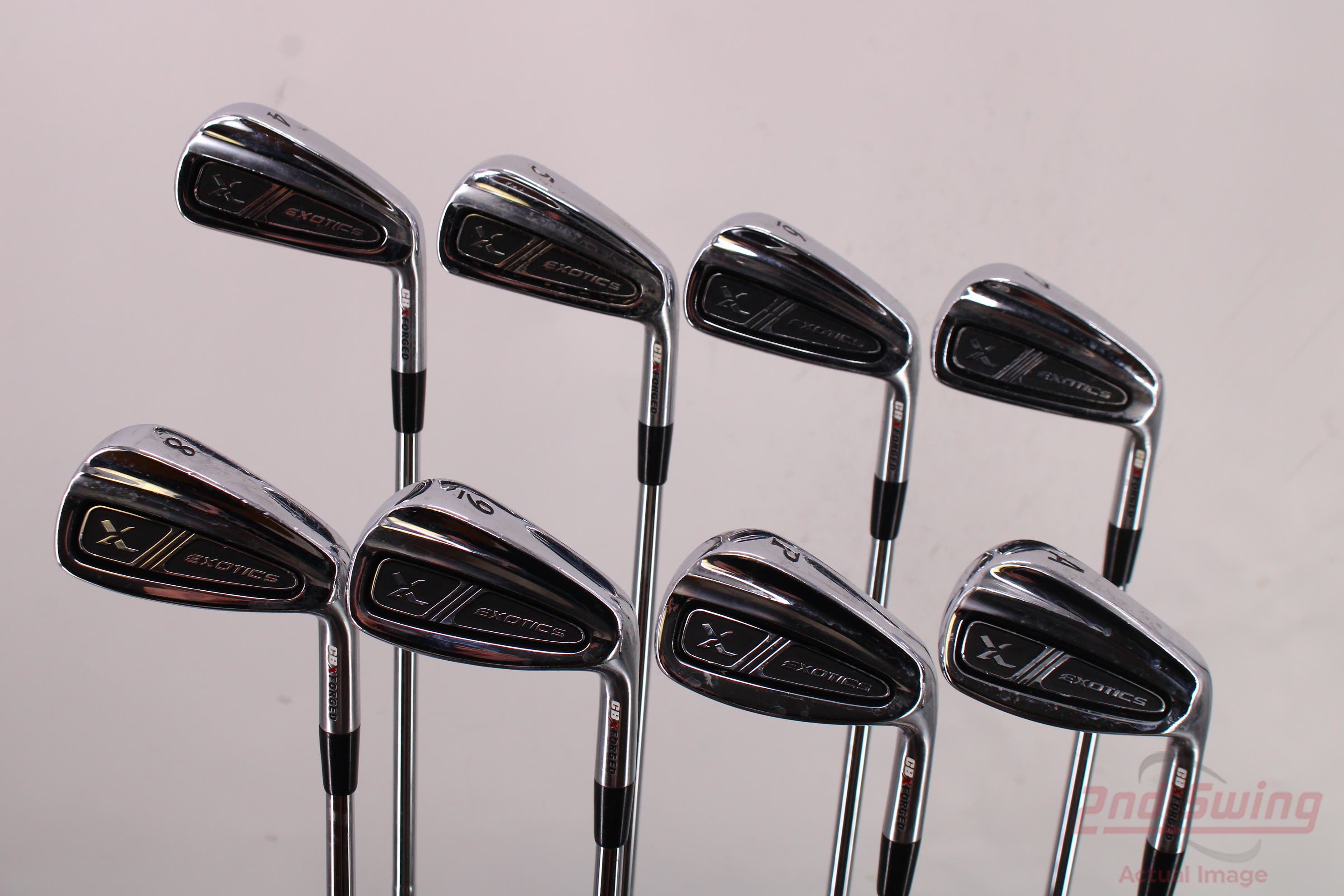 Tour Edge Exotics CBX Forged Iron Set 4-PW GW True Temper AMT White ...