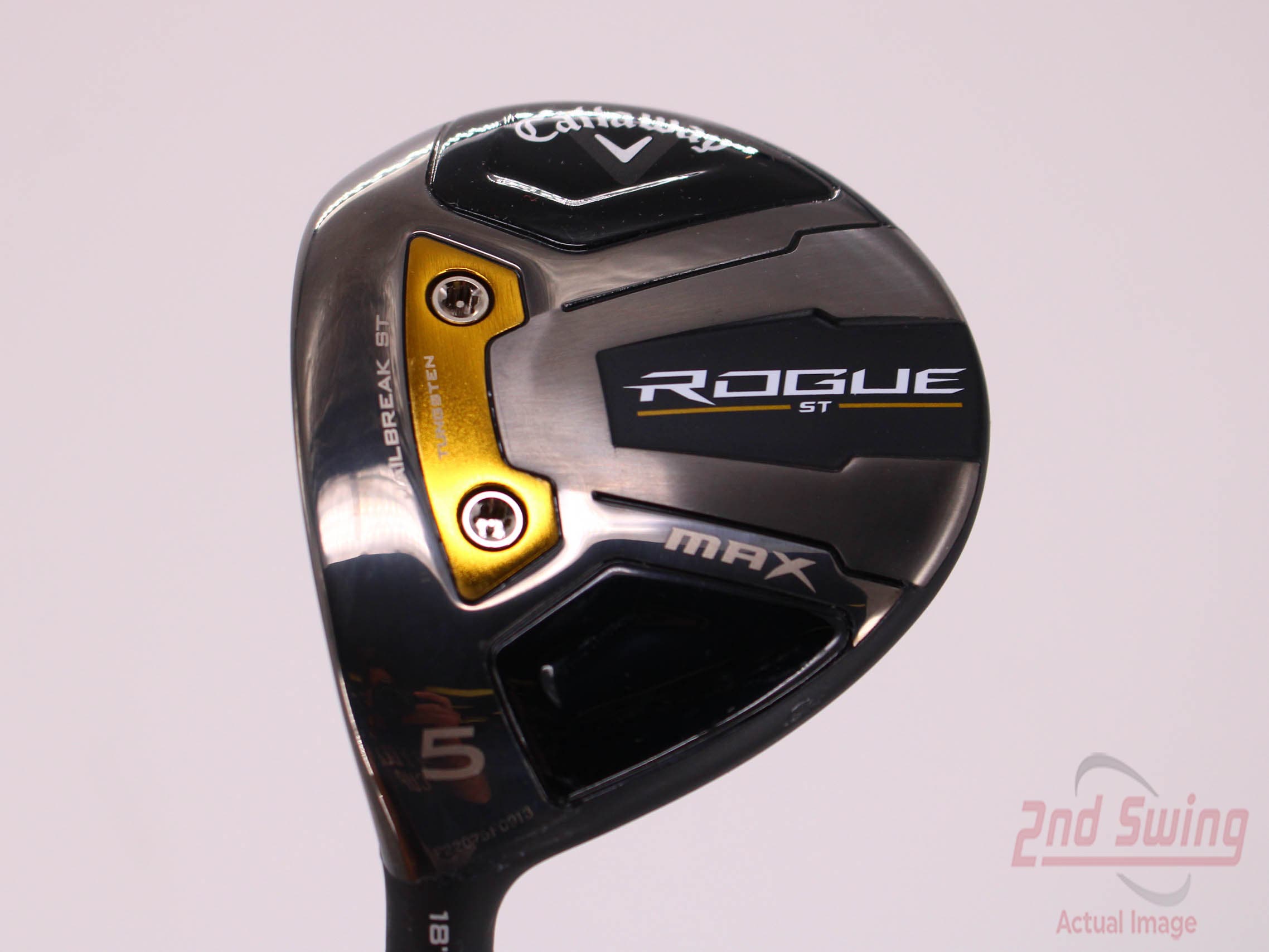 Mint Callaway Rogue ST Max Fairway Wood 5 Wood 5W 18° MCA Tensei AV-XLINK  Blue 65 Graphite Stiff Left Handed 42.75in