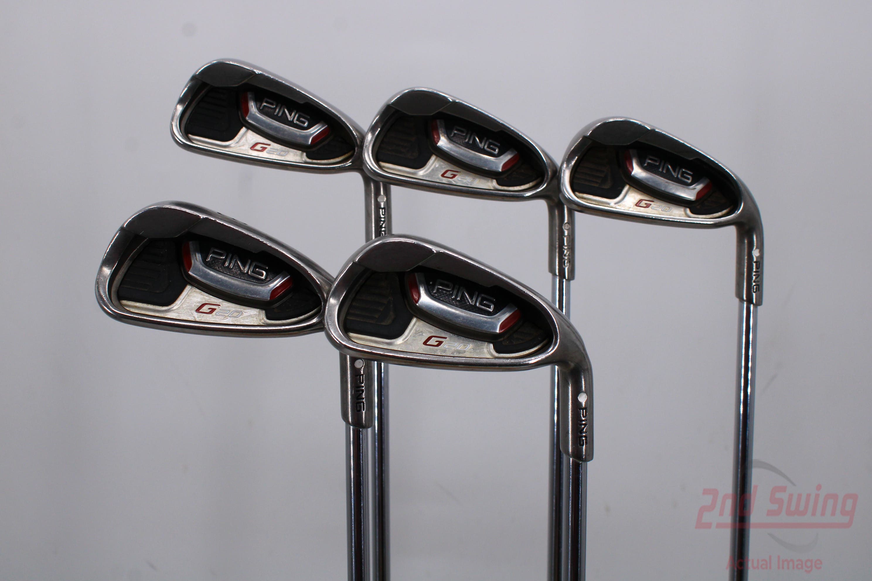 Ping G20 Iron Set 5-9 (NO PW IN SET) Iron Ping CFS Steel Stiff Right Handed  White Dot 39.0in