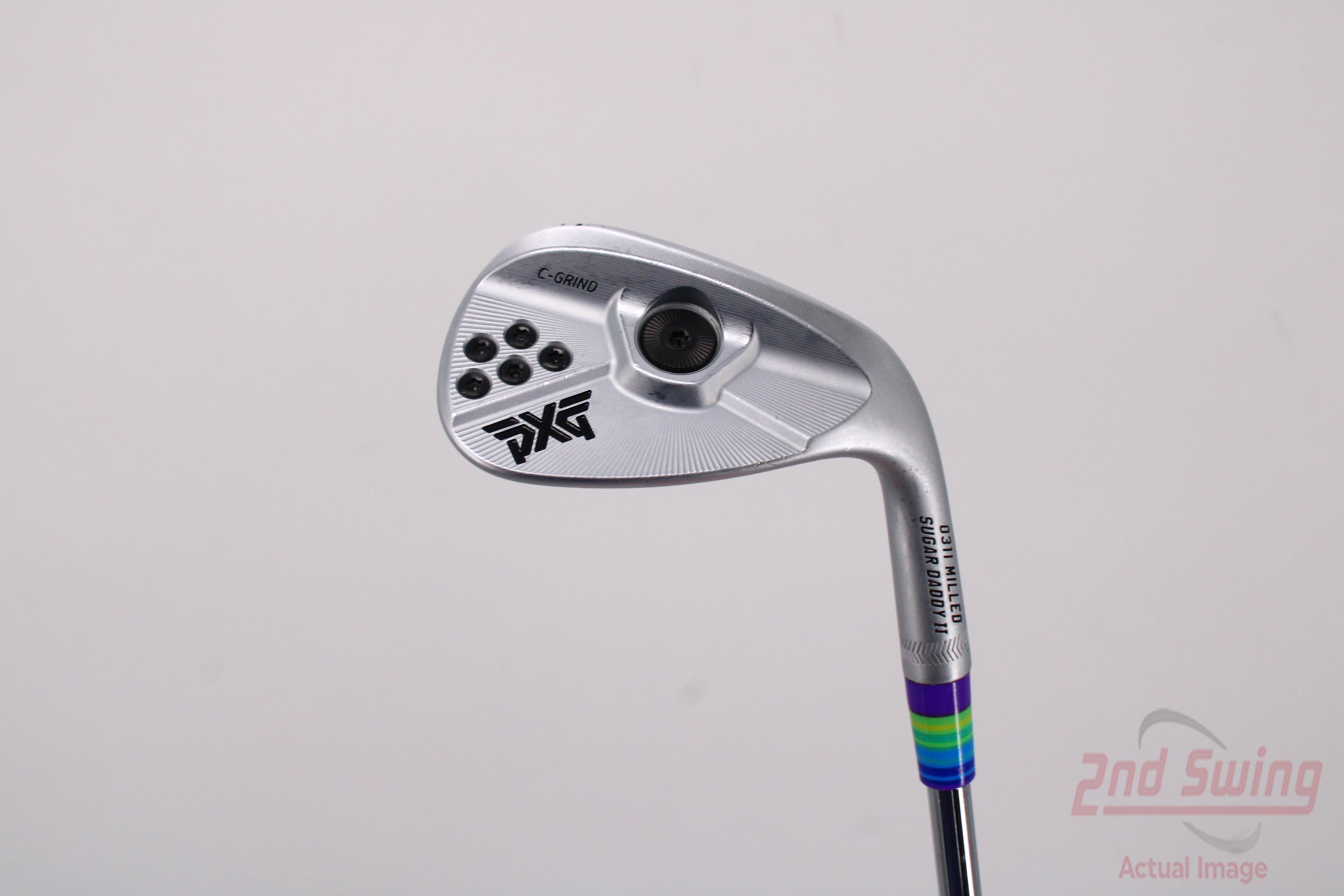 PXG 0311 Milled Sugar Daddy II Wedge Sand SW 54° 10 Deg Bounce True Temper  Elevate Tour Steel Stiff Right Handed 35.25in