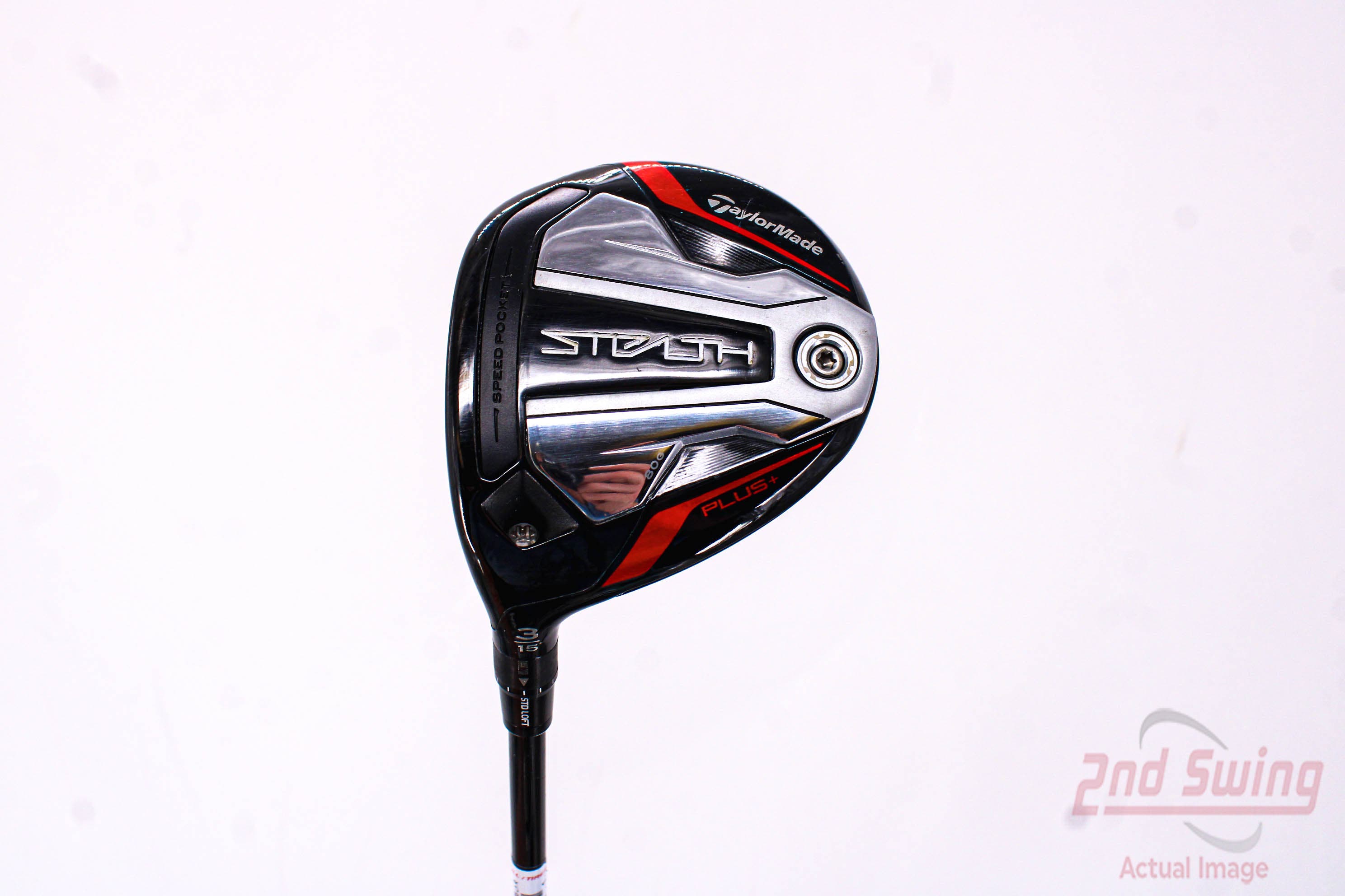 TaylorMade Stealth Plus Fairway Wood 3 Wood 3W 15° PX HZRDUS Smoke Red RDX  65 Graphite Regular Left Handed 43.5in