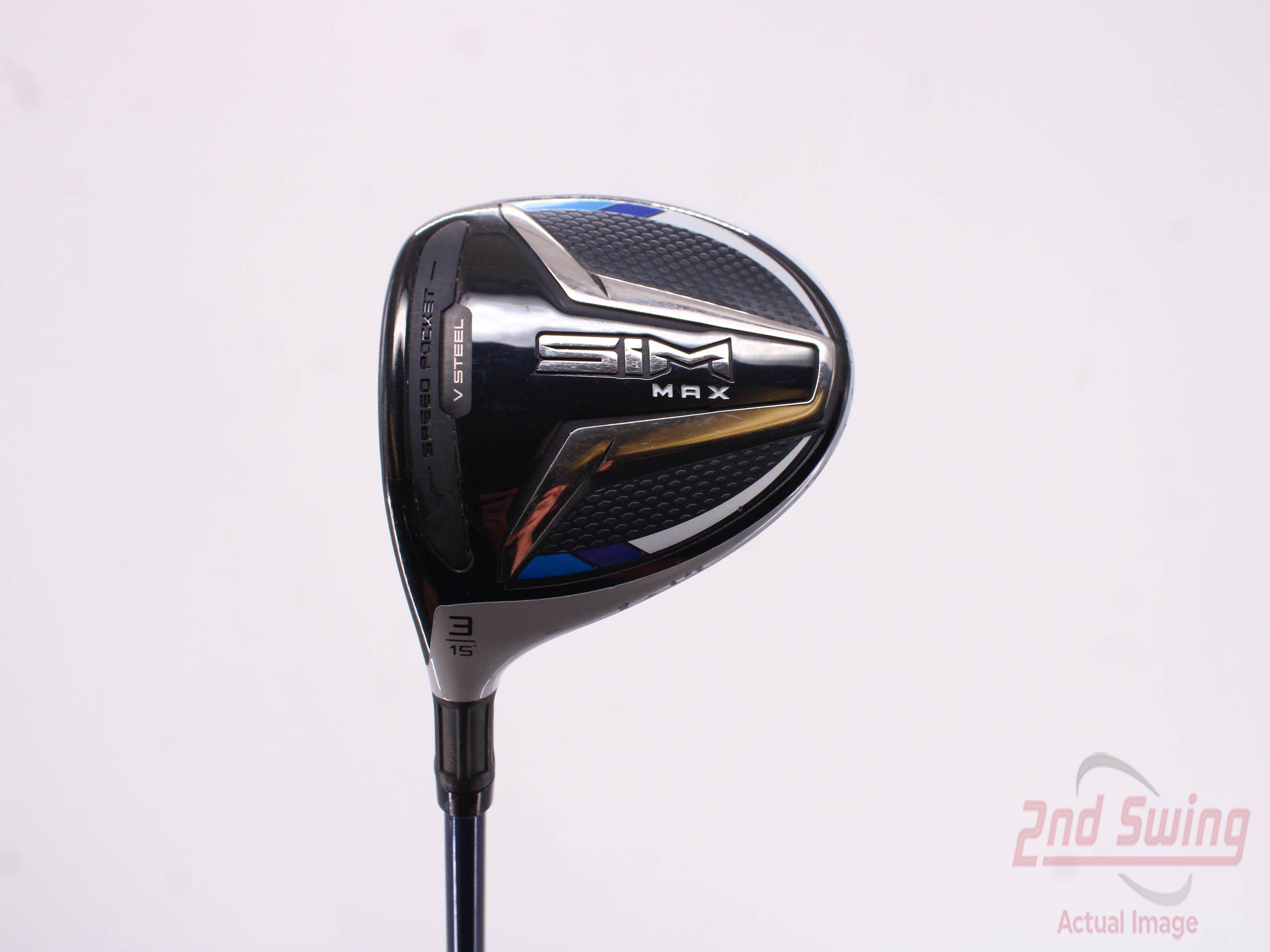 TaylorMade SIM MAX Fairway Wood 3 Wood 3W 15° Fujikura Ventus Blue 5  Graphite Regular Left Handed 43.0in