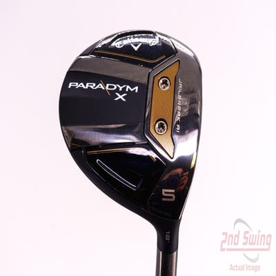 Mint Callaway Paradym X Fairway Wood 5 Wood 5W 18° Aldila Ascent Blue 40 Graphite Senior Right Handed 42.75in