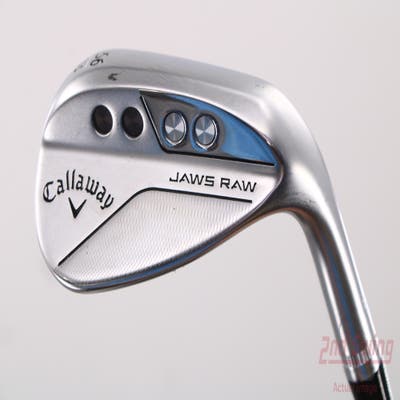 Callaway Jaws Raw Chrome Wedge Sand SW 56° 10 Deg Bounce S Grind Dynamic Gold Spinner TI Steel Wedge Flex Right Handed 35.25in