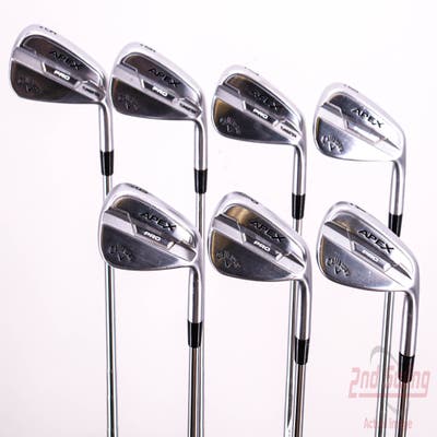 Callaway Apex Pro 21 Iron Set 5-PW AW FST KBS Tour-V 110 Steel Stiff Right Handed 39.0in