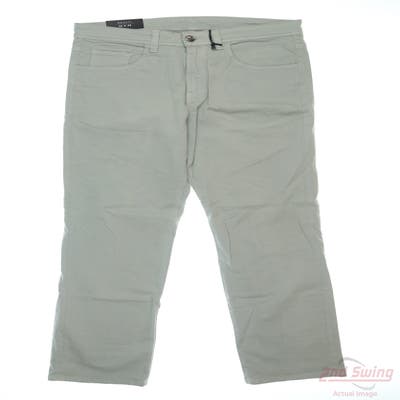 New Mens Straight Down Pants 40 x32 Light Grey MSRP $60