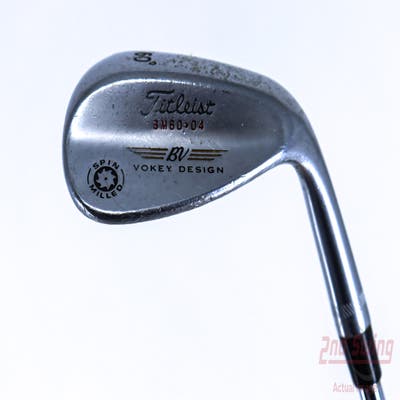 Titleist Vokey Spin Milled Wedge Lob LW 60° 4 Deg Bounce Stock Steel Shaft Steel Wedge Flex Right Handed 35.0in