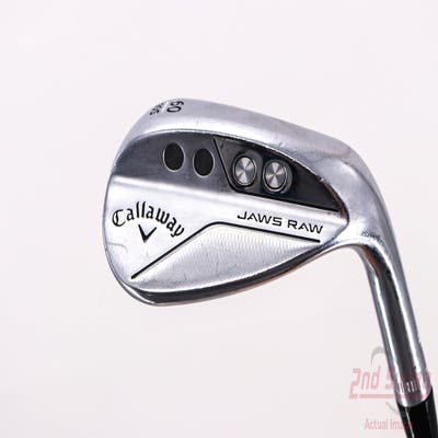 Callaway Jaws Raw Chrome Wedge Lob LW 60° 10 Deg Bounce S Grind Dynamic Gold Spinner TI Steel Wedge Flex Right Handed 35.75in