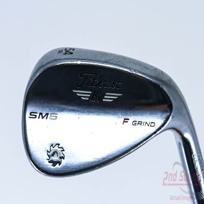 Titleist Vokey SM6 Tour Chrome Wedge Sand SW 54° 14 Deg Bounce F Grind SM6 BV Steel Wedge Flex Right Handed 35.25in