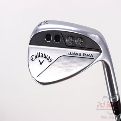 Callaway Jaws Raw Chrome Wedge Sand SW 54° 10 Deg Bounce S Grind Dynamic Gold Spinner TI Steel Wedge Flex Right Handed 36.25in