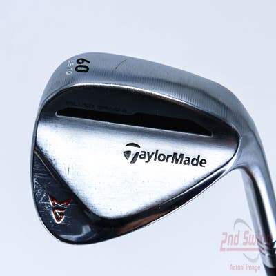 TaylorMade Milled Grind 2 Chrome Wedge Lob LW 60° 10 Deg Bounce True Temper Dynamic Gold S200 Steel Stiff Right Handed 34.75in