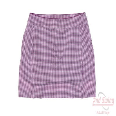 New W/ Logo Womens Fairway & Greene Skort 0 Purple MSRP $105