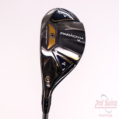 Callaway Paradym X Hybrid 4 Hybrid 21° PX HZRDUS Silver Gen4 75 Graphite Stiff Left Handed 40.0in