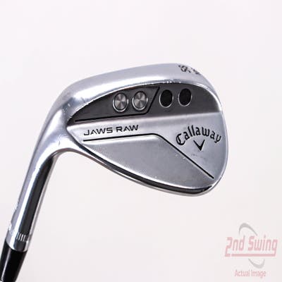 Callaway Jaws Raw Chrome Wedge Lob LW 58° 10 Deg Bounce S Grind Dynamic Gold Spinner TI Steel Wedge Flex Left Handed 35.0in