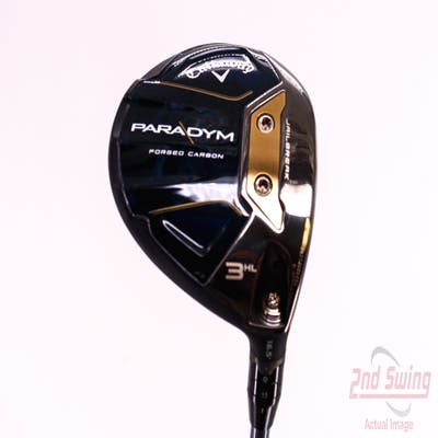 Mint Callaway Paradym Fairway Wood 3 Wood HL 16.5° PX HZRDUS Silver Gen4 60 Graphite Stiff Right Handed 43.25in