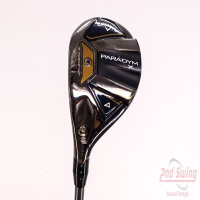 Callaway Paradym X Hybrid 4 Hybrid 21° PX HZRDUS Silver Gen4 75 Graphite Stiff Left Handed 40.0in