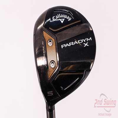 Callaway Paradym X Fairway Wood 5 Wood 5W 18° PX HZRDUS Silver Gen4 60 Graphite Regular Left Handed 43.0in