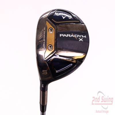 Callaway Paradym X Fairway Wood 5 Wood 5W 18° PX HZRDUS Silver Gen4 60 Graphite Regular Left Handed 42.75in