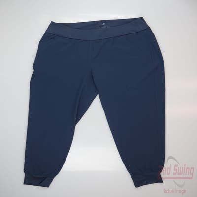 New Womens Adidas Pants Large L x Blue MSRP $70