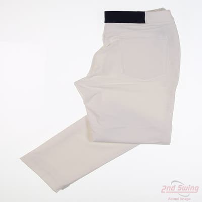 New Womens Peter Millar Pants 2 x White MSRP $130