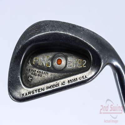Ping Eye 2 Single Iron Pitching Wedge PW Stock Steel Shaft Steel Regular Right Handed Orange Dot 36.0in