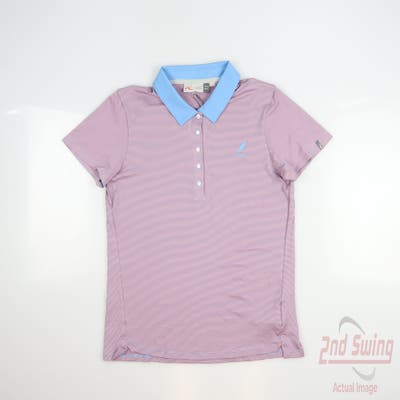 New W/ Logo Womens KJUS Sina Polo Medium M Multi MSRP $99