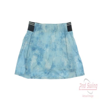 New Womens Foray Golf Elastic Waistband Skort Large L Blue MSRP $160