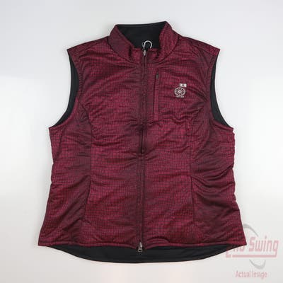 New W/ Logo Womens Greg Norman Vest Small S Pink MSRP $60