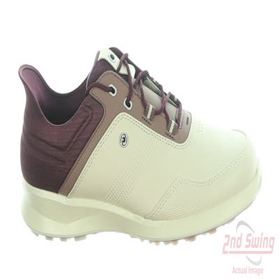 New Womens Golf Shoe Footjoy Stratos Medium 7 White/Purple MSRP $200 90125