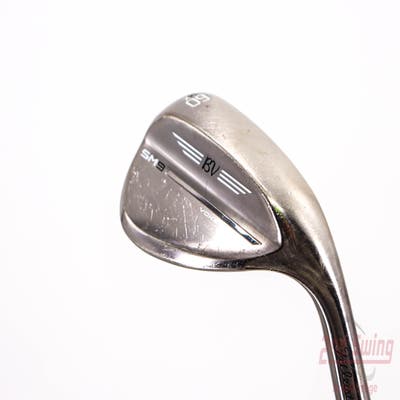 Titleist Vokey SM9 Brushed Steel Wedge Lob LW 60° 14 Deg Bounce K Grind True Temper Dynamic Gold S200 Steel Wedge Flex Right Handed 35.25in