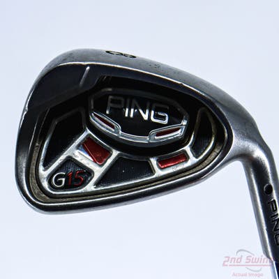 Ping G15 Single Iron 8 Iron Ping AWT Steel Stiff Right Handed Black Dot 37.25in