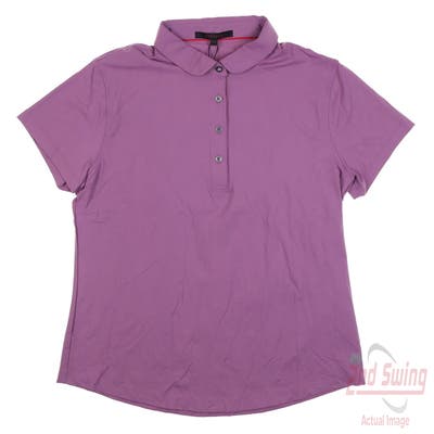 New Womens Greyson Scarlett Polo Small S Purple MSRP $98